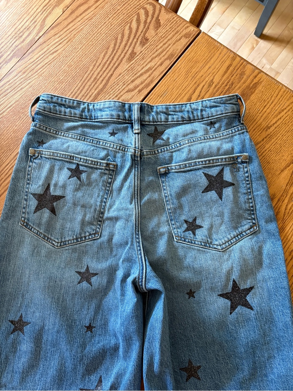 Austyn High-Rise Cuffed Wide-Leg Jeans by Pilcro size 30 - Picture 7 of 7